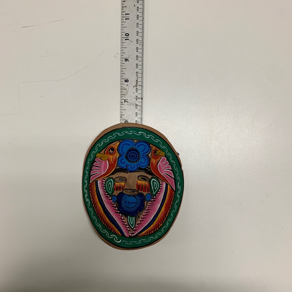Hand Crafted Aztec Mask - Picture 3 of 4